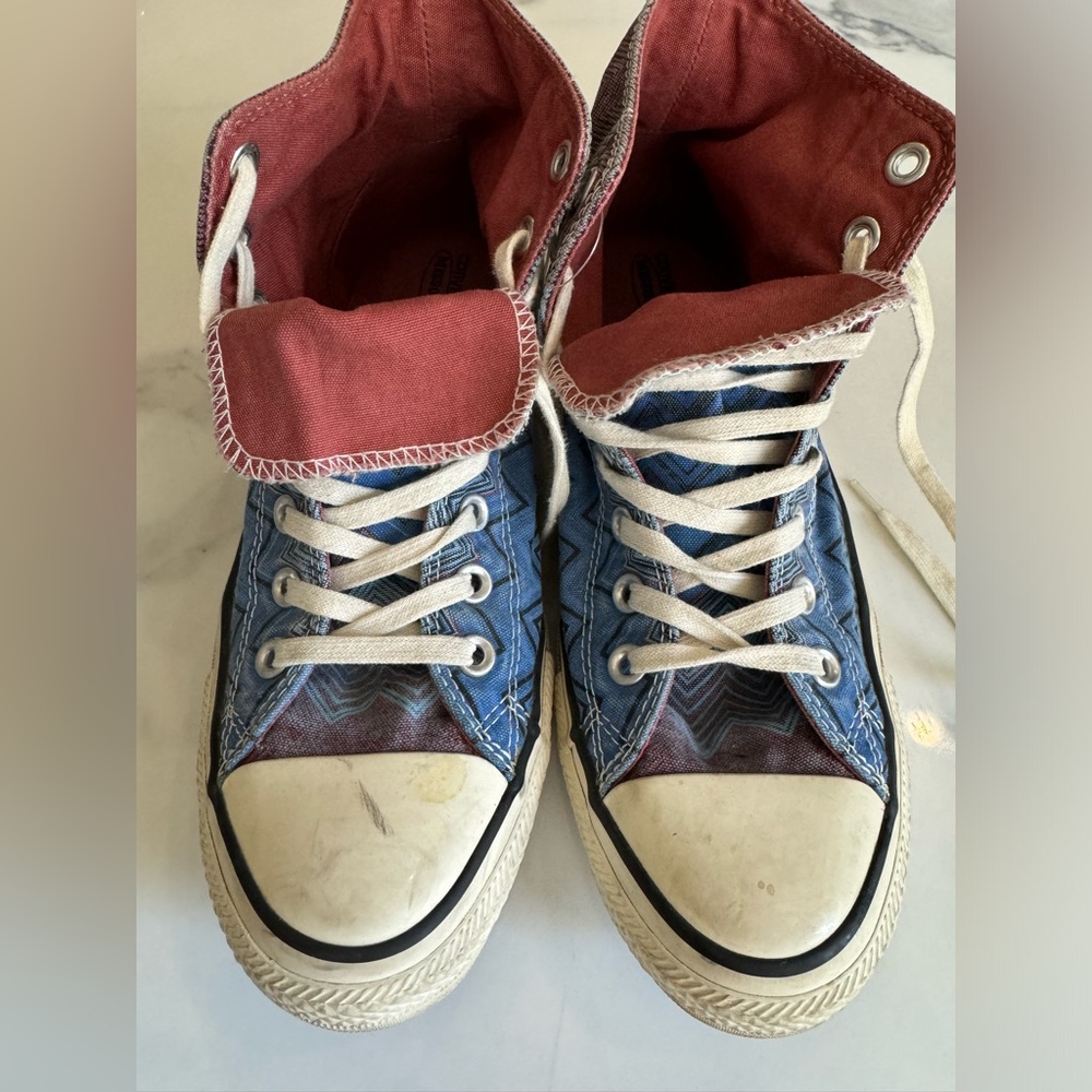 Missoni Converse Size 10 women’s, 8 men’s.